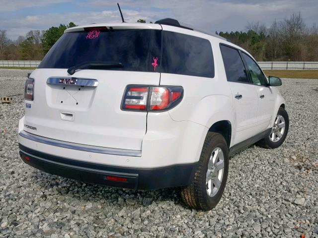 1GKKR1ED2GJ297099 - 2016 GMC ACADIA SL WHITE photo 4