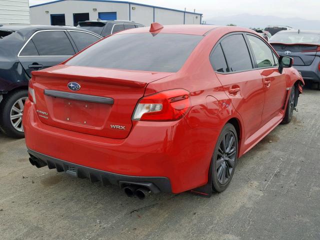 JF1VA1G66F8827293 - 2015 SUBARU WRX LIMITE RED photo 4