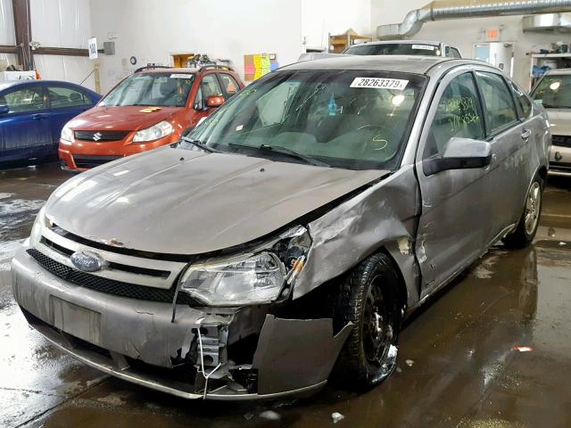 1FAHP34N78W253921 - 2008 FORD FOCUS S/SE GRAY photo 2