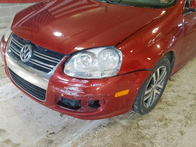 3VWRF71K66M751802 - 2006 VOLKSWAGEN JETTA 2.5 RED photo 9