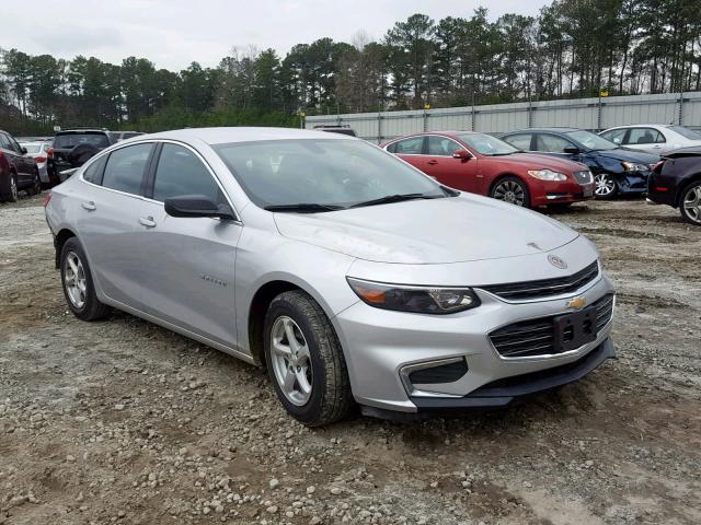 1G1ZB5STXHF122159 - 2017 CHEVROLET MALIBU LS SILVER photo 1