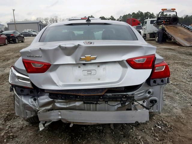 1G1ZB5STXHF122159 - 2017 CHEVROLET MALIBU LS SILVER photo 9