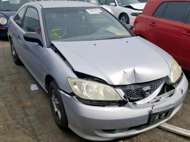 1HGEM22164L065873 - 2004 HONDA CIVIC DX V SILVER photo 1