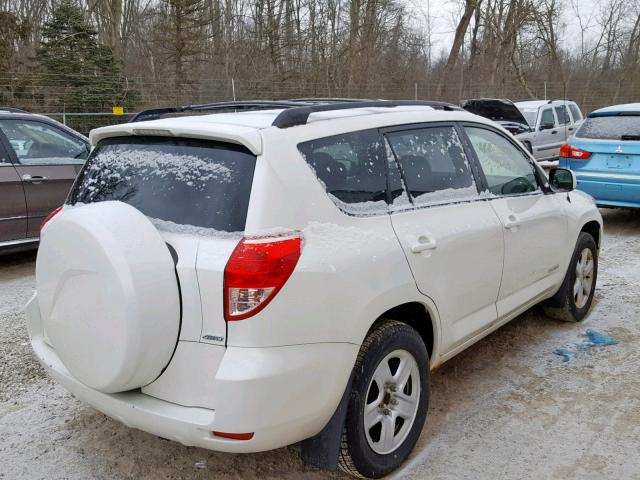 JTMBK31V165002687 - 2006 TOYOTA RAV4 LIMIT WHITE photo 4