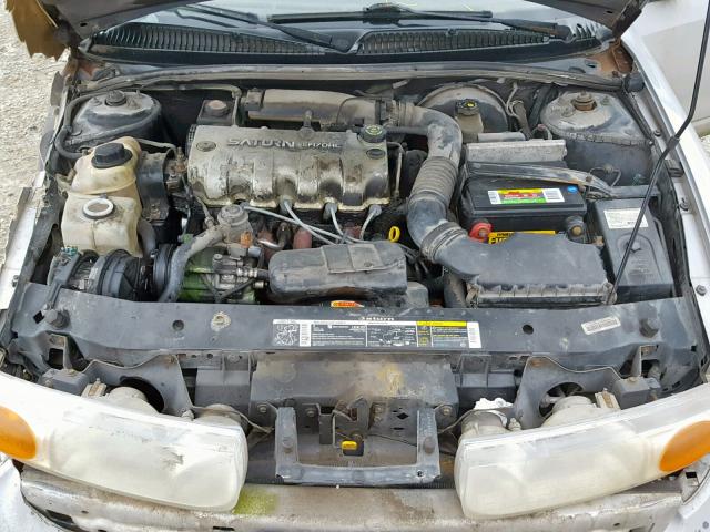 1G8ZH52801Z220813 - 2001 SATURN SL1 SILVER photo 7