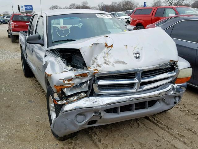 1B7HL2AXX1S310695 - 2001 DODGE DAKOTA QUA SILVER photo 1