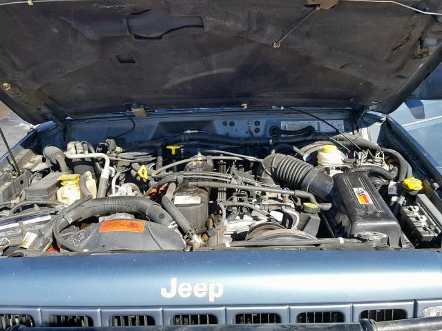 1J4FF78S3XL610629 - 1999 JEEP CHEROKEE L BLUE photo 7