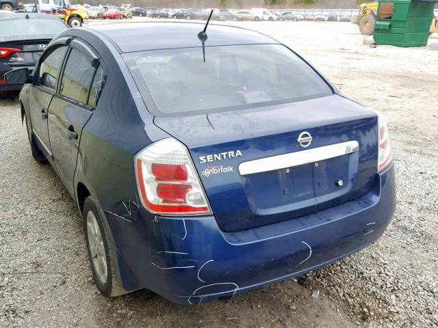 3N1AB6AP5AL625031 - 2010 NISSAN SENTRA 2.0 BLUE photo 3