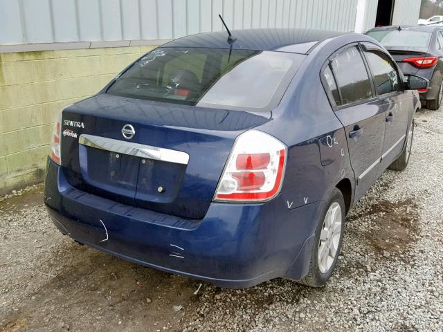 3N1AB6AP5AL625031 - 2010 NISSAN SENTRA 2.0 BLUE photo 4