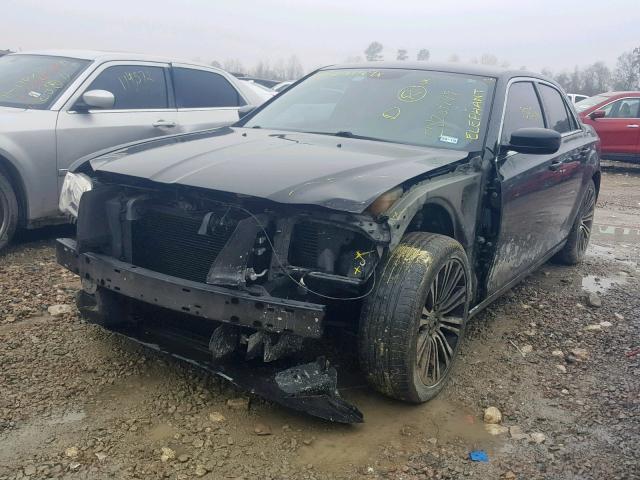 2C3CCAAG6EH255569 - 2014 CHRYSLER 300 BLACK photo 2