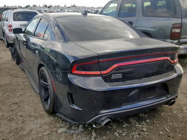 2C3CDXL95JH184647 - 2018 DODGE CHARGER SR BLACK photo 3