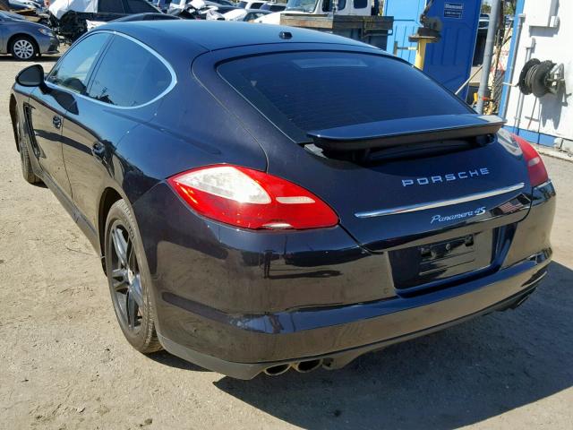 WP0AB2A72AL063655 - 2010 PORSCHE PANAMERA S BLACK photo 3