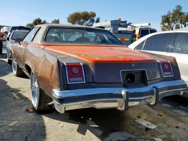 2H57K7P199914 - 1977 PONTIAC GRAND PRIX 橙色 照片 3