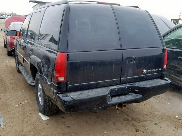 1GYEK13R8YR133994 - 2000 CADILLAC ESCALADE BLACK photo 3