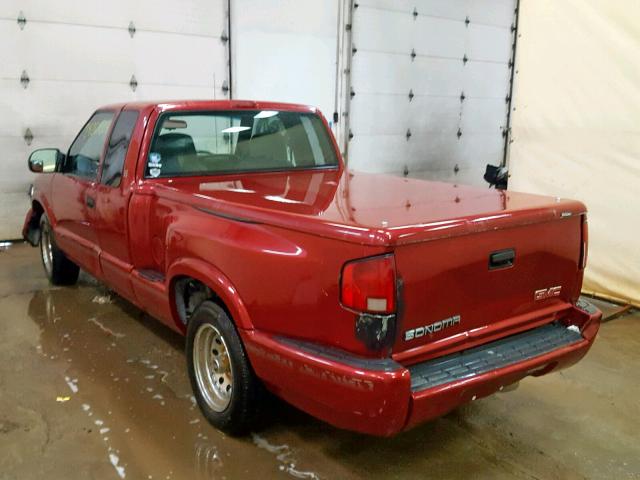 1GTCS1948X8519862 - 1999 GMC SONOMA RED photo 3