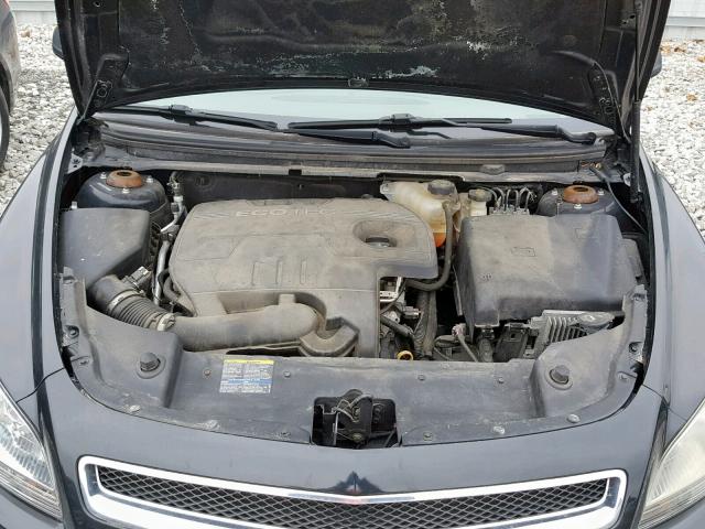 1G1ZB5EB0AF103323 - 2010 CHEVROLET MALIBU LS შავი ფოტო 7
