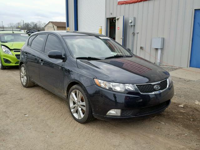 KNAFW5A30C5572768 - 2012 KIA FORTE SX BLACK photo 1