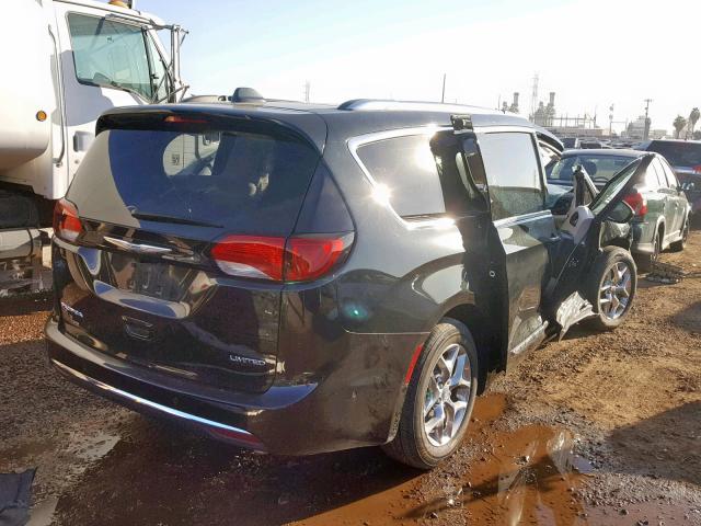 2C4RC1GG2HR835896 - 2017 CHRYSLER PACIFICA L BLACK photo 4