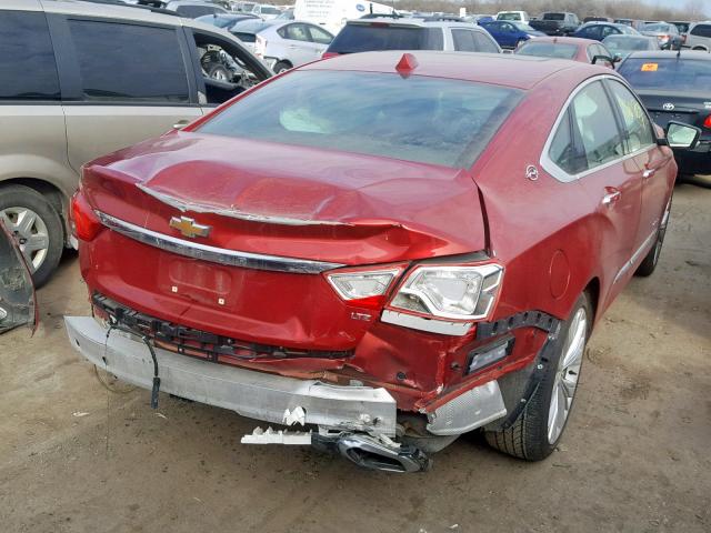 1G1155S37EU124818 - 2014 CHEVROLET IMPALA LTZ RED photo 4