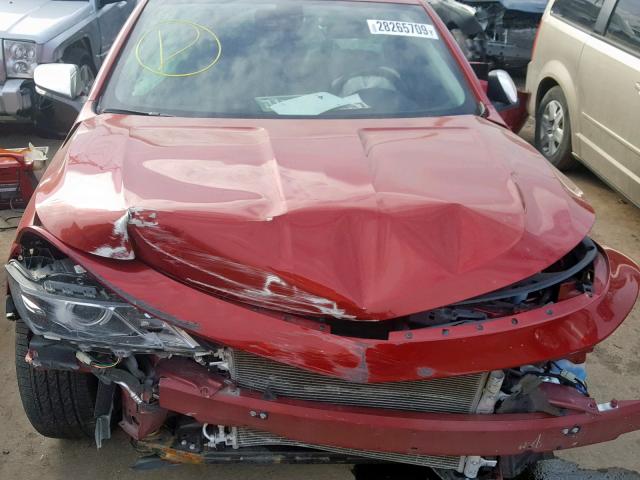 1G1155S37EU124818 - 2014 CHEVROLET IMPALA LTZ RED photo 7