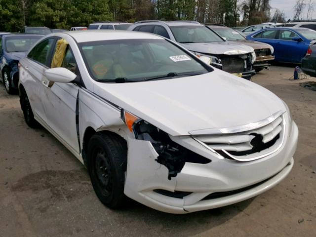 5NPEB4AC0CH427959 - 2012 HYUNDAI SONATA GLS WHITE photo 1