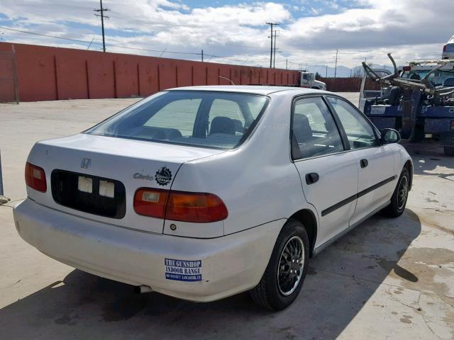 JHMEG8647SS016194 - 1995 HONDA CIVIC DX WHITE photo 4