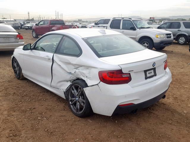 WBA1J9C59GV696252 - 2016 BMW M235XI WHITE photo 3