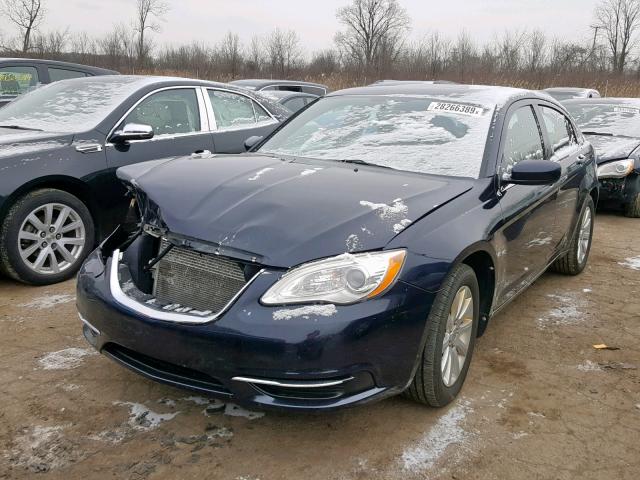 1C3BC1FB7BN594613 - 2011 CHRYSLER 200 TOURIN BLUE photo 2