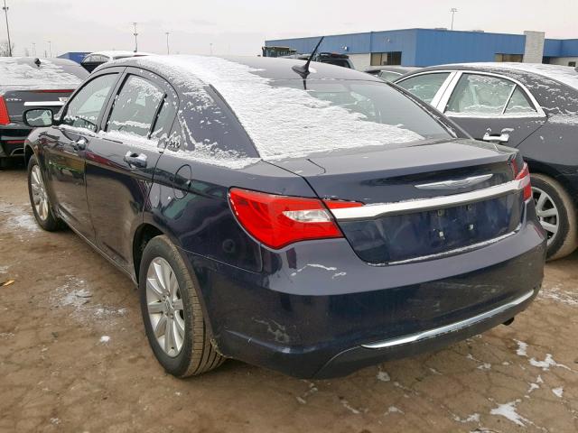 1C3BC1FB7BN594613 - 2011 CHRYSLER 200 TOURIN BLUE photo 3