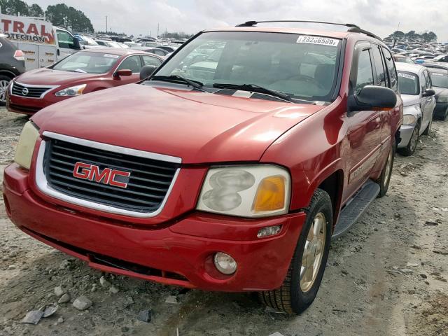 1GKDS13SX22276583 - 2002 GMC ENVOY RED photo 2