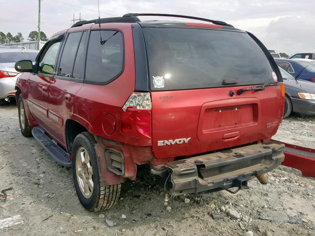 1GKDS13SX22276583 - 2002 GMC ENVOY RED photo 3