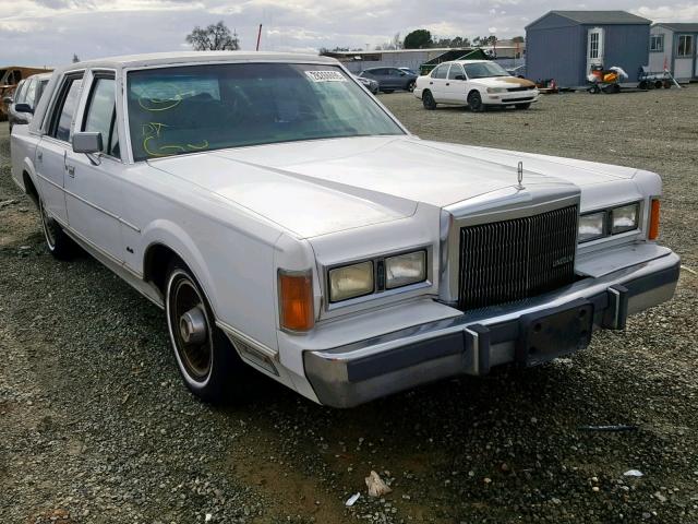 1LNBM81F2KY728739 - 1989 LINCOLN TOWN CAR WHITE photo 1