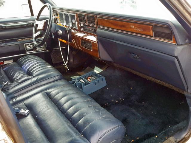 1LNBM81F2KY728739 - 1989 LINCOLN TOWN CAR WHITE photo 5