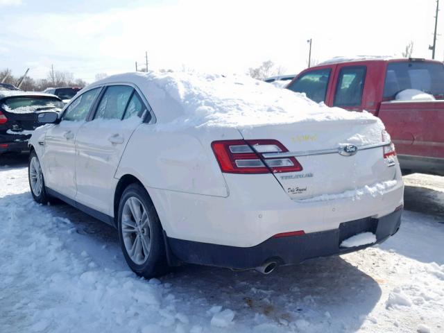 1FAHP2E86FG131724 - 2015 FORD TAURUS SEL WHITE photo 3