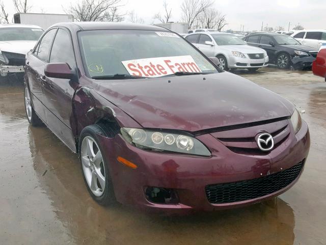 1YVHP80C575M30136 - 2007 MAZDA MAZDA6 BURGUNDY photo 1