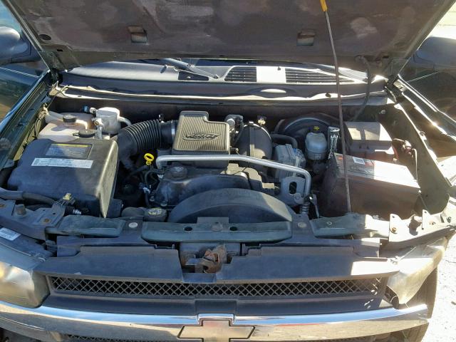 1GNDS13S142436548 - 2004 CHEVROLET TRAILBLAZE GREEN photo 7