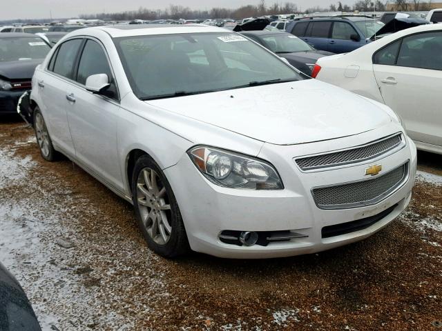 1G1ZE5E10BF204877 - 2011 CHEVROLET MALIBU LTZ WHITE photo 1