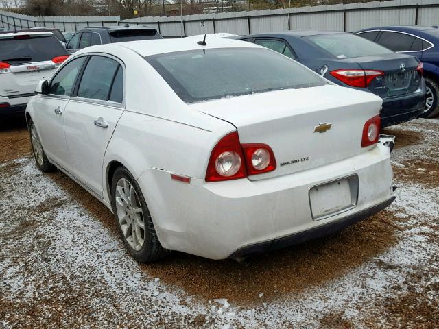 1G1ZE5E10BF204877 - 2011 CHEVROLET MALIBU LTZ WHITE photo 3