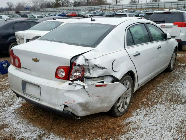 1G1ZE5E10BF204877 - 2011 CHEVROLET MALIBU LTZ WHITE photo 4