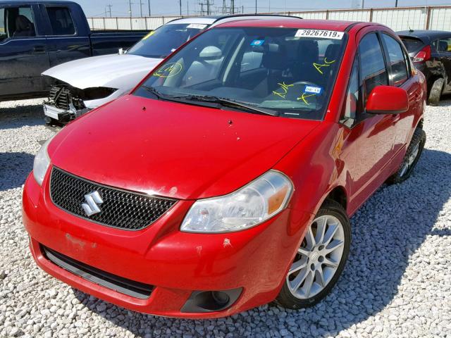 JS2YC5A25B6304485 - 2011 SUZUKI SX4 LE RED photo 2