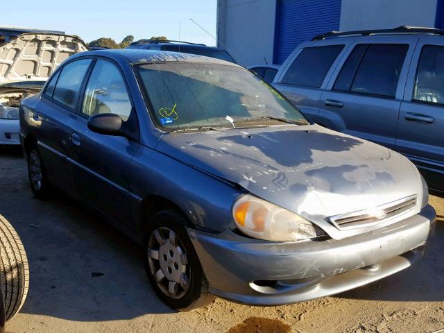 KNADC123226157127 - 2002 KIA RIO TEAL photo 1