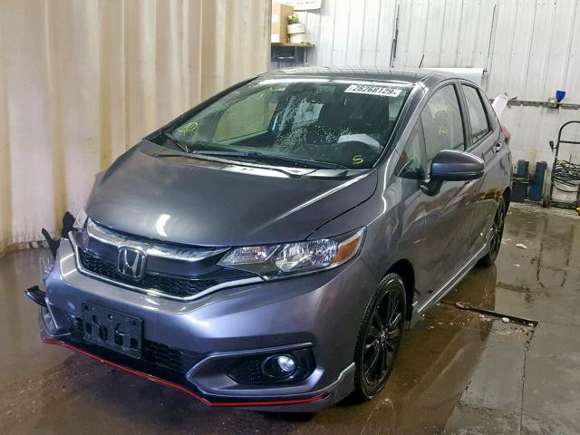 3HGGK5H7XJM707291 - 2018 HONDA FIT EX CHARCOAL photo 2