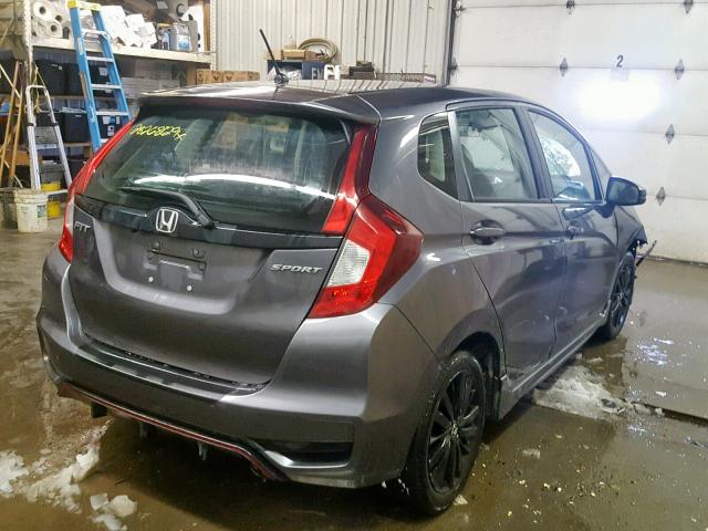 3HGGK5H7XJM707291 - 2018 HONDA FIT EX CHARCOAL photo 4