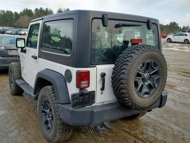 1C4AJWAG1FL534437 - 2015 JEEP WRANGLER S WHITE photo 3