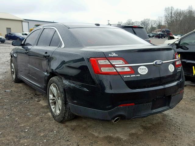 1FAHP2E89DG235587 - 2013 FORD TAURUS SEL BLACK photo 3