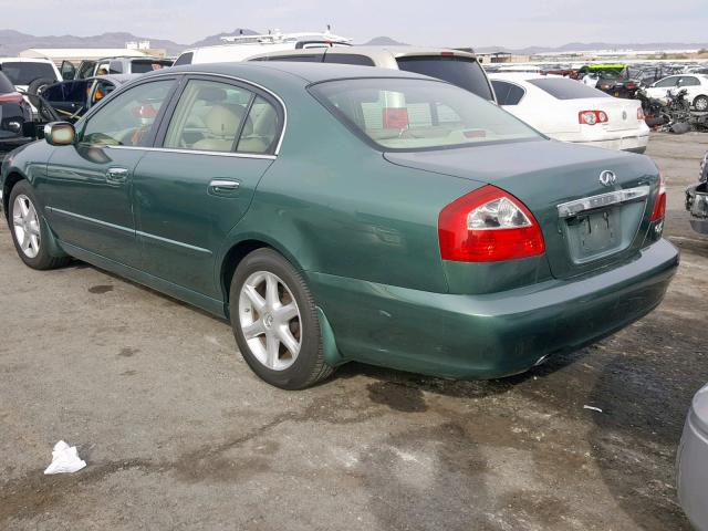 JNKBF01A74M500801 - 2004 INFINITI Q45 GREEN photo 3