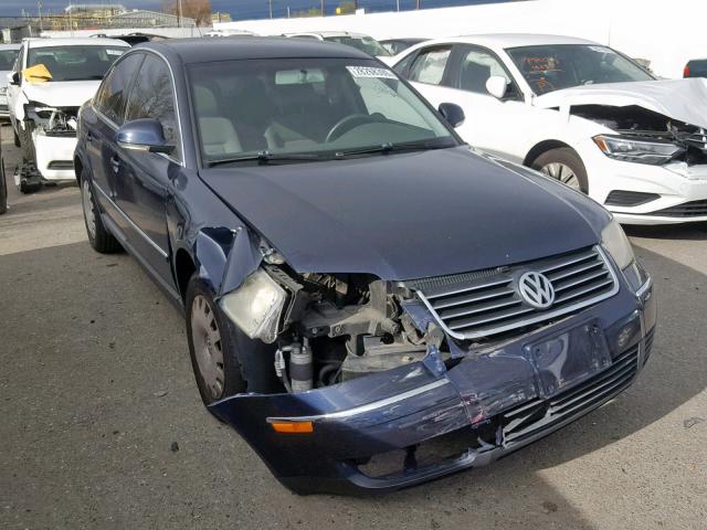 WVWMD63B64P155901 - 2004 VOLKSWAGEN PASSAT GL BLUE photo 1