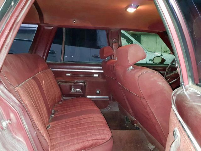 2G1AN35HXE9274804 - 1984 CHEVROLET CAPRICE CL MAROON photo 6