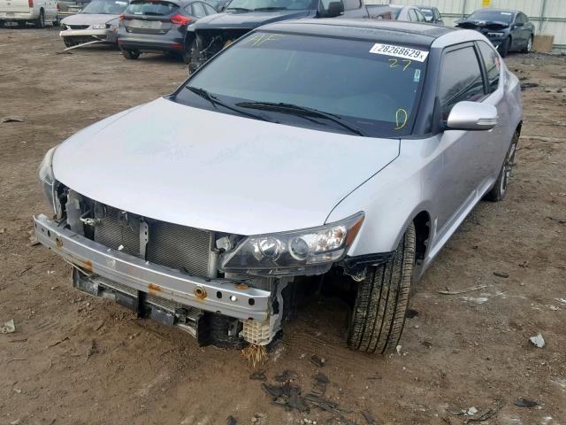 JTKJF5C7XC3038811 - 2012 TOYOTA SCION TC ვერცხლისფერი ფოტო 2
