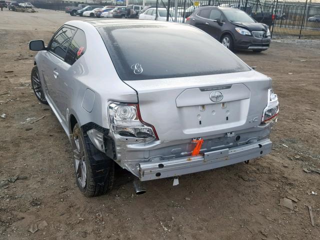 JTKJF5C7XC3038811 - 2012 TOYOTA SCION TC ვერცხლისფერი ფოტო 3